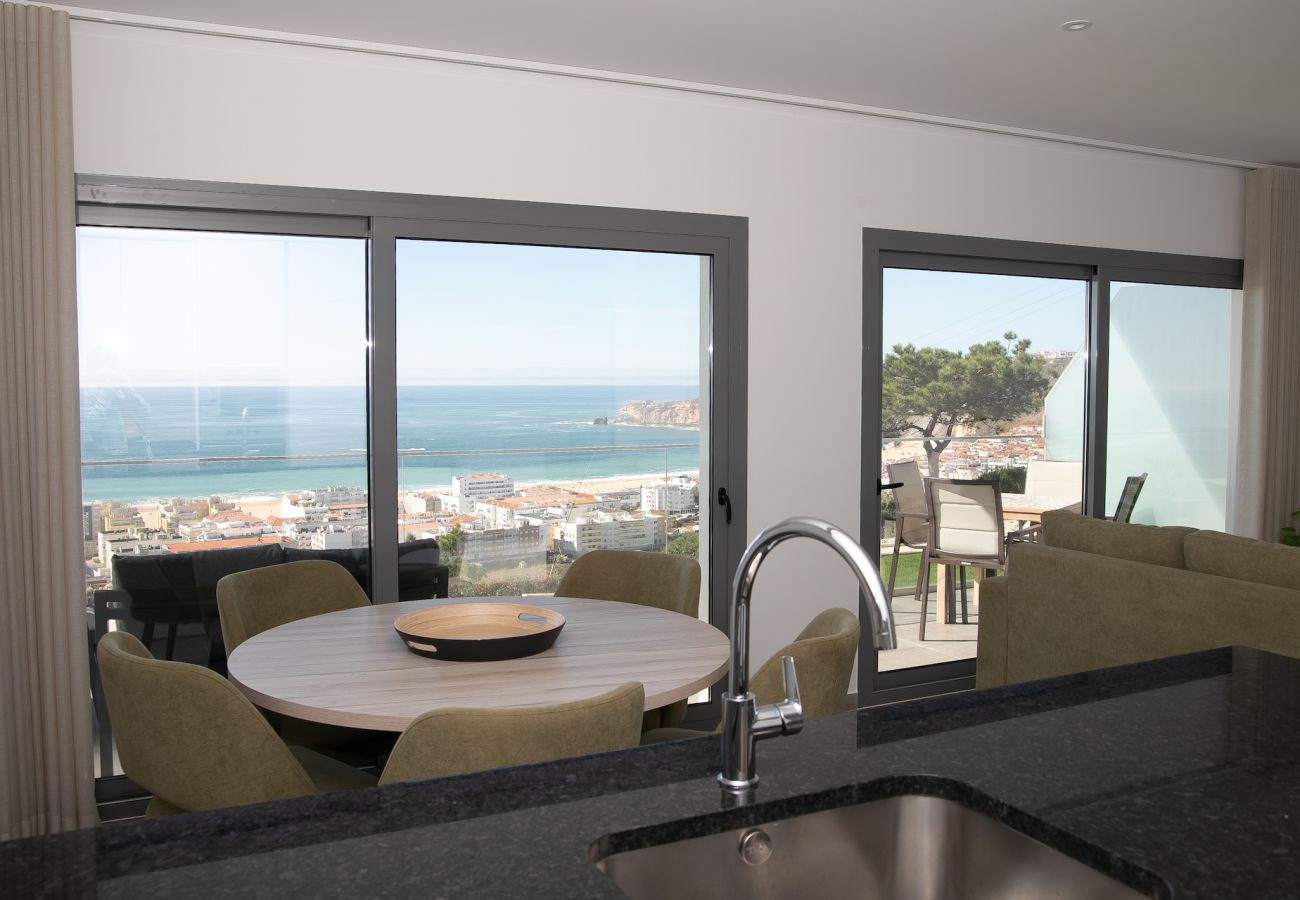 Apartamento, vista mar, férias, praia, Nazaré, Portugal, BY SCH