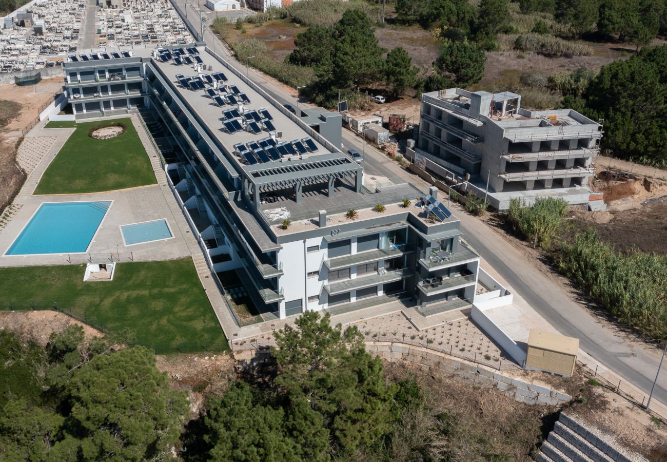 Apartamento, vista mar, férias, praia, Nazaré, Portugal, BY SCH