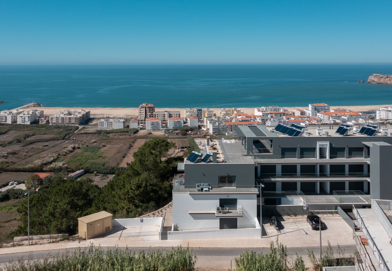 Apartamento, vista mar, férias, praia, Nazaré, Portugal, BY SCH