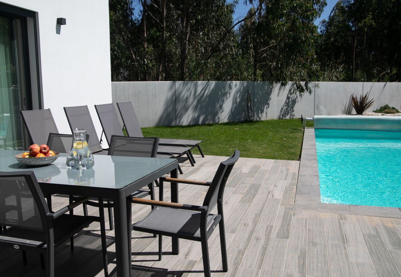 Villa, vacaciones, familia, piscina privada, Portugal, SCH